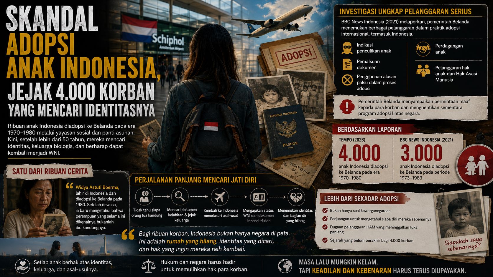 Belanda minta maaf atas skandal adopsi anak Indonesia