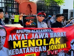 Safari Politik Jokowi Ditolak Sejumlah Kelompok Massa di Jawa Barat